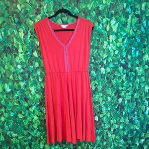 Boden - Pink Embroidered Dress